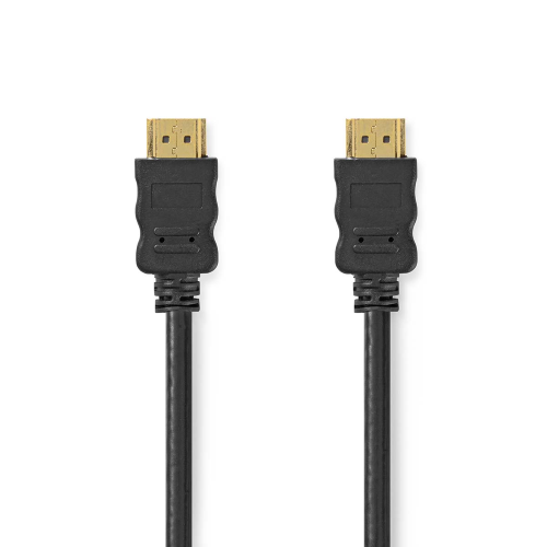 Cavo HDMI ™ ad alta velocità con Ethernet | Connettore HDMI ™ | Connettore HDMI ™ | 4K@60Hz | ARC | 18 Gbps | 5.00 m | Tondo | PVC | Nero | Scatola