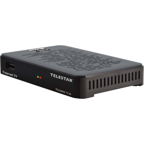 TELEMINI T2 IR ricevitore DVB-T2/DVB-C HDTV estremamente compatto (incl. 12 mesi di freenet TV)