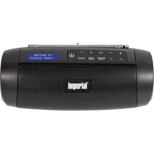 DABMAN GO Radio compatta DAB+ / FM Nero
