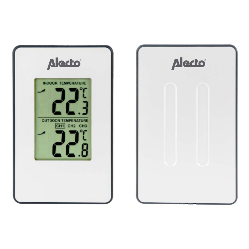 Stazione meteo con sensore wireless bianco