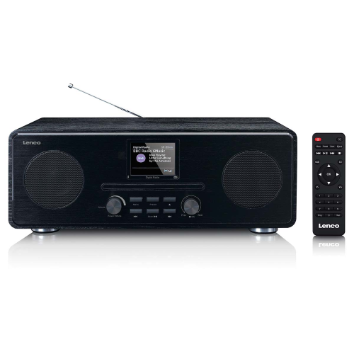 Radio FM DAB+ con lettore CD MP3 Bluetooth Nero