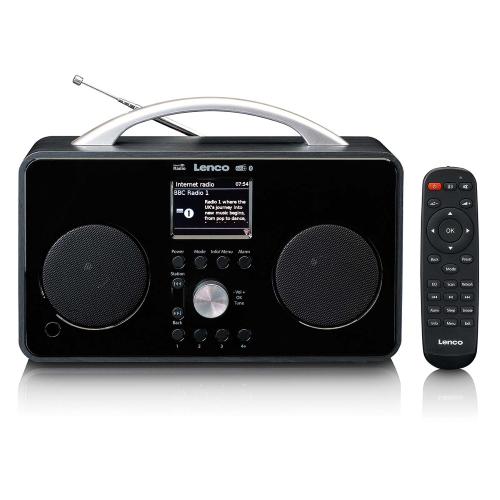 Radio Internet DAB+/FM con telecomando Bluetooth e batteria ricaricabile
