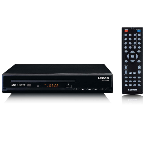 Lettore DVD con HDMI e telecomando Nero