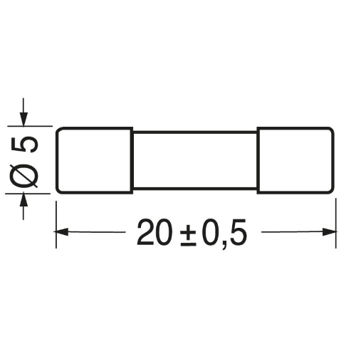 FUSIBILE 5x20 2,5A RITARDATO