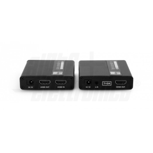 ESTENSORE HDMI - 1080p - Loop-Out - KVM - cavo CAT.6 - 70 m
