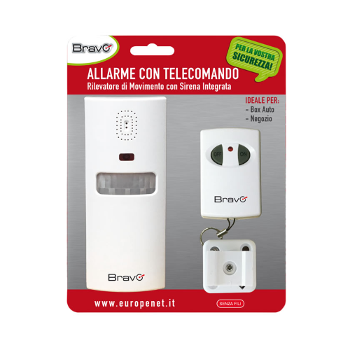 ALLARME MOVIMENTO CON TELECOMANDO
