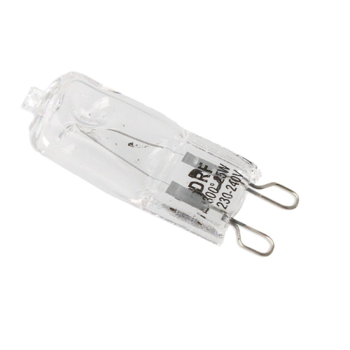 LAMPADINA ALOGENA 230v 25w G9 3000k 2000H ANCHE PER FORNO 300°