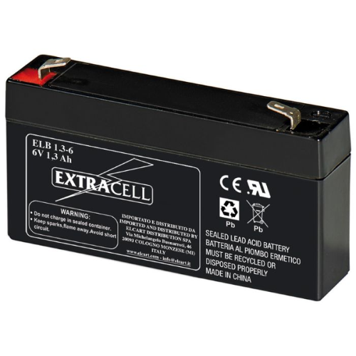 BATTERIA PIOMBO 6V  1.3 Ah 