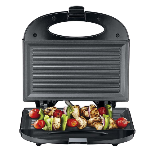 Sandwich maker / piastra grill 750 Watt Nero
