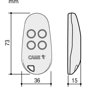 Remote control Apricancello Came 433/868 MHz 2 CH