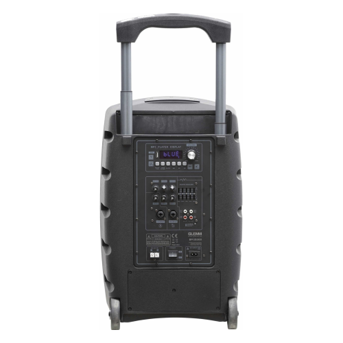 CASSA AMPLIFICATA 15" 2 VIE 300W MAX CON BATTERIA RICARICABILE, MP3 player, SD card, USB, Bluetooth, Telecomando IR. - 2 Radiomicrofono UHF