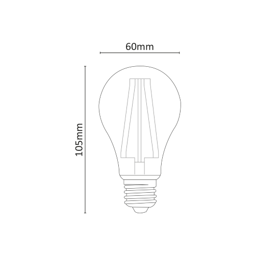 LAMPADINA SFERA WIRELED 220V 15W 2500LM 3000K E27