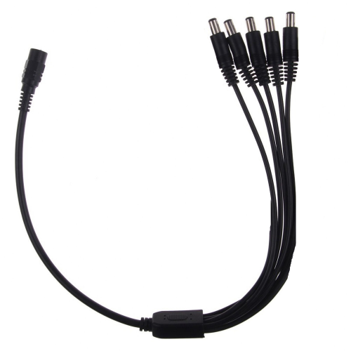 CAVO ADATTATORE SPLITTER ALIMENTAZIONE DC 1-SPINA 5-PRESE VOLANTE