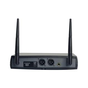 RADIOMICROFONO A GELATO DOPPIO UHF 48CH con frequenze da 679.100MHz a 693.400MHz