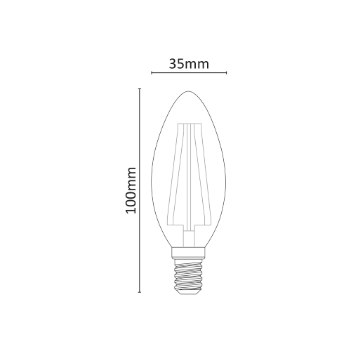 LAMPADINA WIRELED 220V 6W 800LM 6000K E14