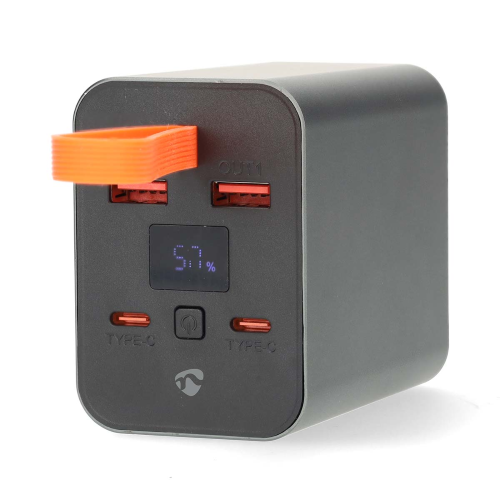 Power Bank | 30000 mAh | 1.5 / 2.0 / 3.0 / 5.0 A | Numero di uscite: 4 | Connessione in uscita: 2x USB-A / 2x USB-C™ | Connessione di ingresso: 1x USB-C™ | PD3.0 100W / QC3.0 | Polimeri di Litio | Schermo