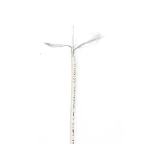Cavo Coassiale On Reel | Mini Coassiale | Doppio schermo | ECA | 20.0 m | Coax | PVC | Bianco | Confezionamento