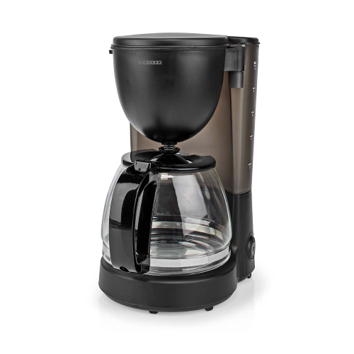 Caffettiera | 1,25 l | 750 W | 10 tazze | Funzione Keep Warm | Spegnimento automatico | Nero