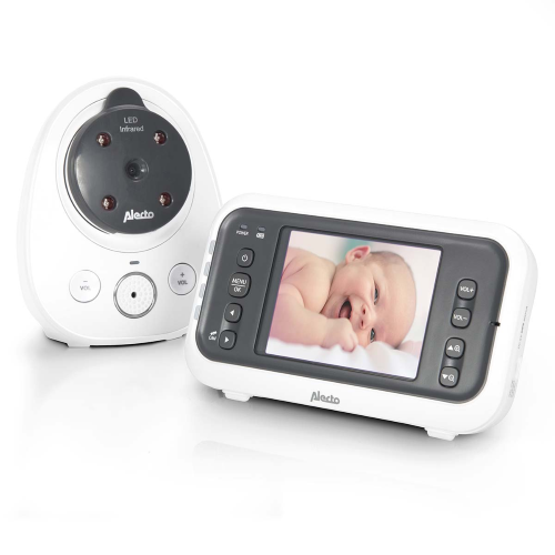 Video baby monitor con display a colori da 2,8" Bianco / Antracite