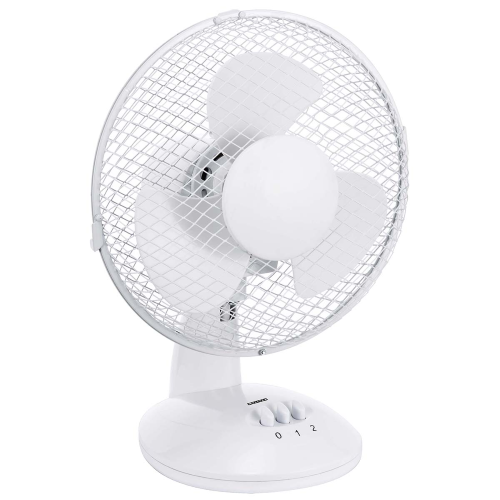 Ventilatore da tavolo 23cm 25W Bianco