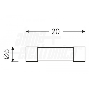 FUSIBLE 5X20 2 500A