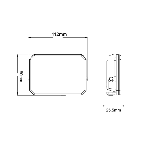 FARO PROIETTORE LED 200/240V 20W 4000K COVER MILKY