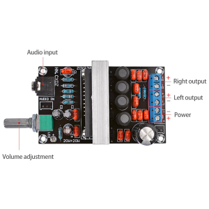 AMPLIFICATORE STEREO 2 x 50W Mp3/Bluetooth