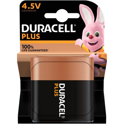 Batterie alcaline 4,5 V à plat