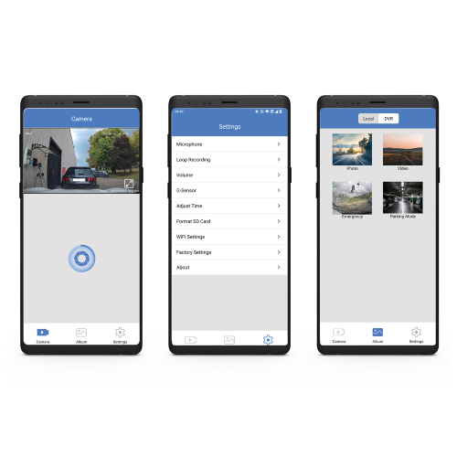 DASHCAM WI-FI con APP - Italiano