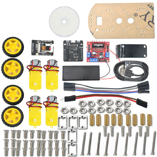 ROBOT CAR 4WD WIFI CON TELECAMERA ESP32-CAM - KIT