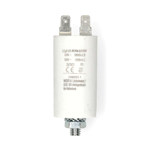 Capacitor CBB60 4.5UF 450Vac Faston 10 pcs