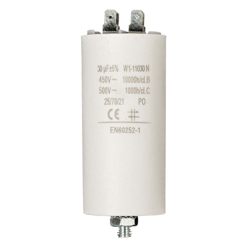 Condensatore 30.0uf / 450 V con faston