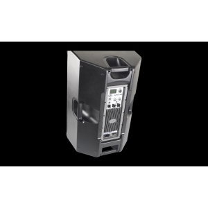 CASSA AMPLIFICATA 15" A 2 VIE 750w, 132 db - IN POLIPRPILENE NERA