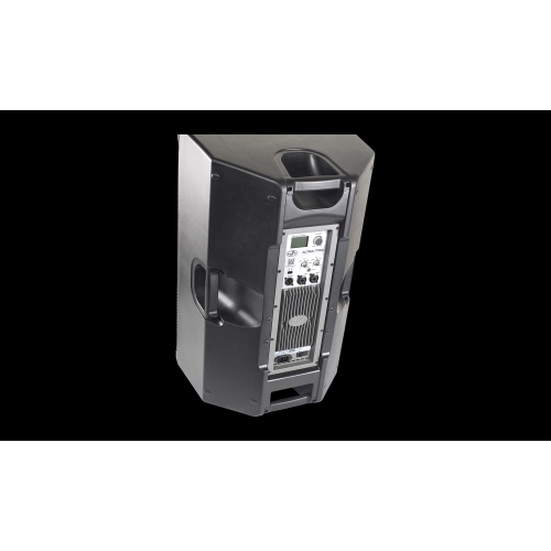 CASSA AMPLIFICATA 15" A 2 VIE 750w, 132 db - IN POLIPRPILENE NERA