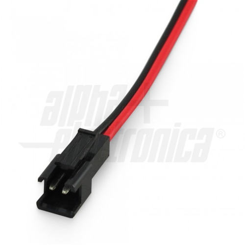 Männlicher Stecker Stromversorgung für Streifen -LED mit 15 cm Kabel